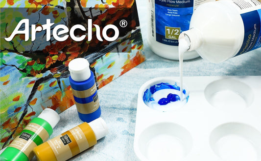 Artecho Acrylic Flow Medium - 236ml (3-Pack) - Lifespace