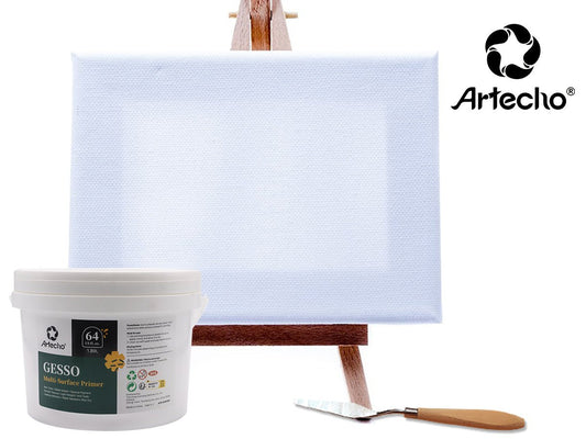 Artecho Gesso Multi - Surface Primer for Acrylic & Oil Painting - 1.89 litre - Lifespace