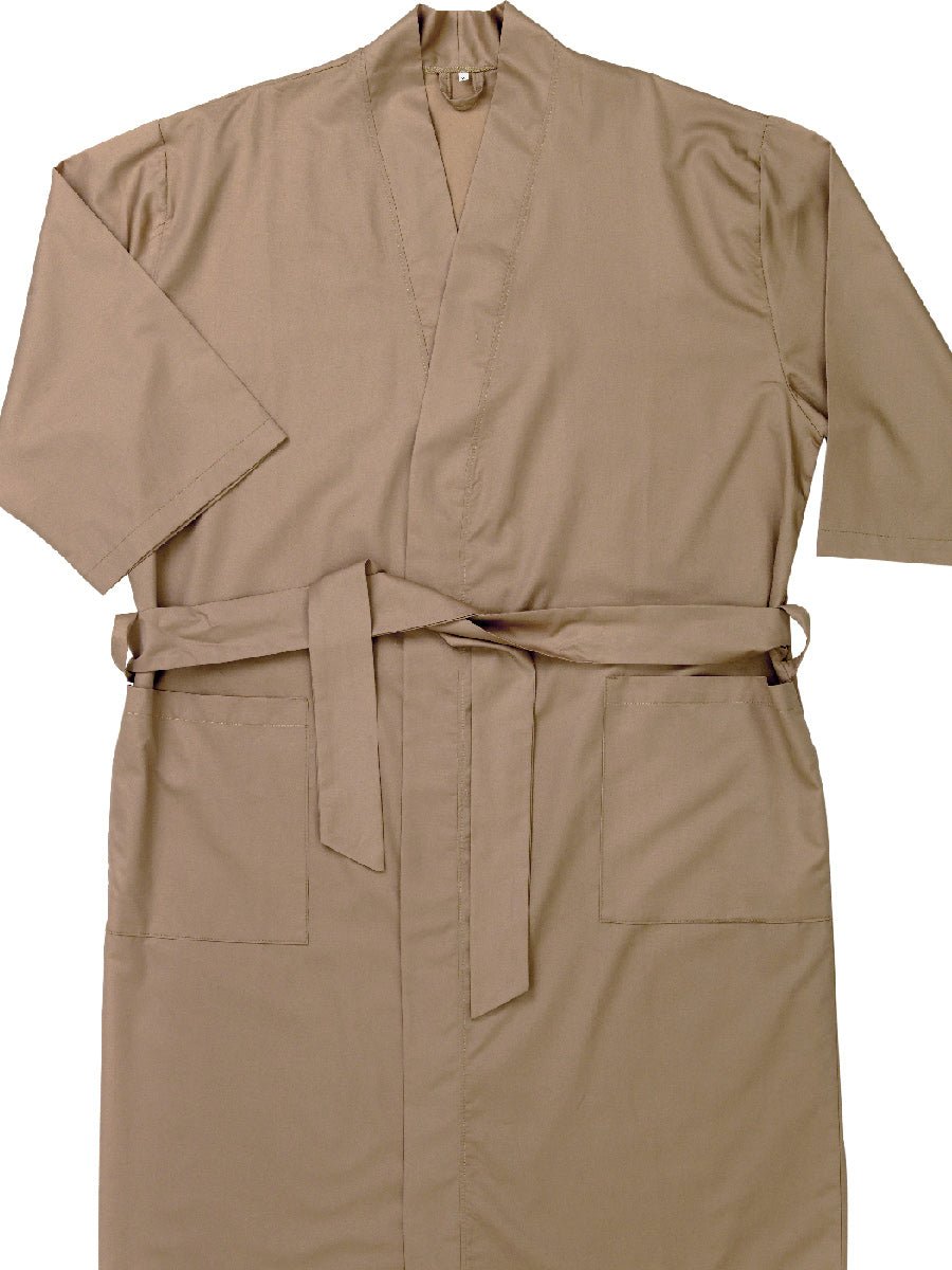 Club Classique Pure Cotton Percale Kimono Style Bathrobes - Various Colours and Sizes - Lifespace