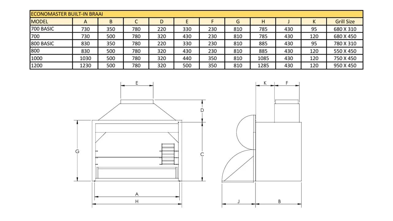 Home Fires 700 Economaster Built - In Fireplace - Lifespace
