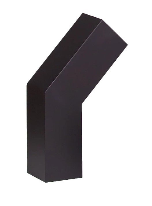 Home Fires Mild Steel Fireplace Chimney / Flue Pipe 45 Degree Bends - Square and Octagonal - Various Sizes - Lifespace
