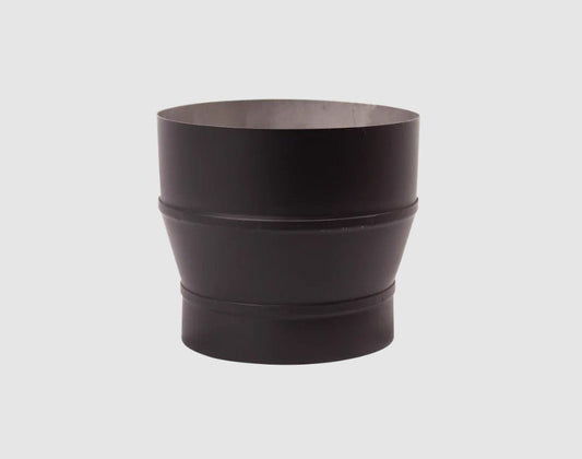 Home Fires Round Stainless Steel (Black) Chimney Flue System - Various Components Available - Lifespace