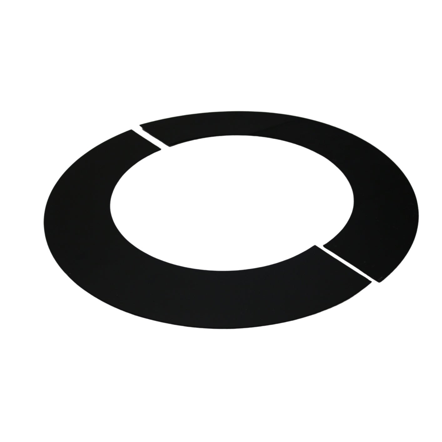 Jetmaster Chimney Escutcheon/ Ceiling Plate (Round) - Black Mild Steel or Stainless Steel - Lifespace