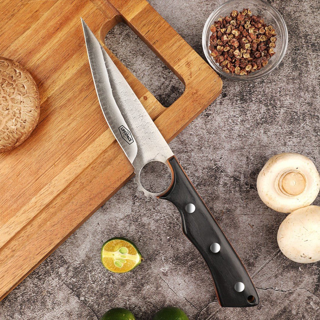 Lifespace 5" Forged Pointed Boning Knife with Sheath - Lifespace