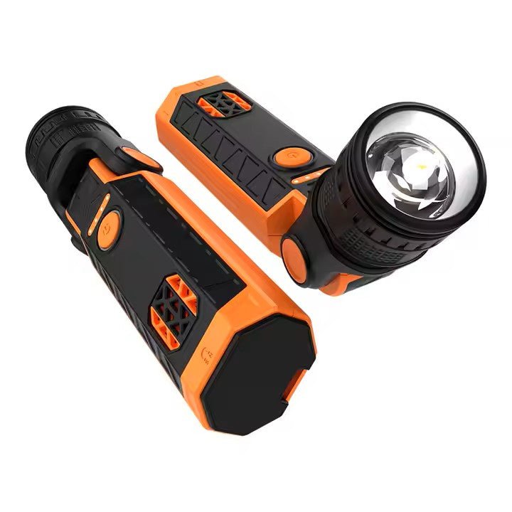 Lifespace Premium 3 - in - 1 Portable Emergency Flashlight Torch with Siren Alarm, USB C - Port & Strong Magnetic Base - Lifespace