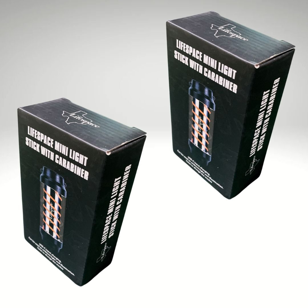 Lifespace Premium Mini IPX6 Light Stick with Carabiner (Set of 2) - Lifespace