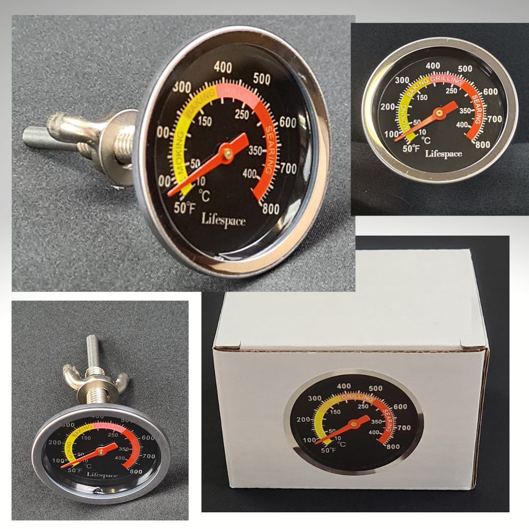 Lifespace Ultimate Braai & Oven Thermometer Bundle – 4-Probe Wireless + Probe BBQ + Universal Replacement + Pizza/Oven Thermometer Set