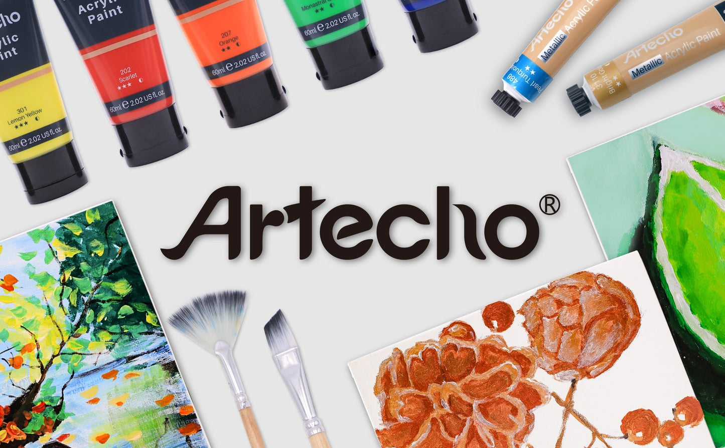 Artecho Canvas Panel 12 Set Value Pack White - 11" x 14" - Lifespace