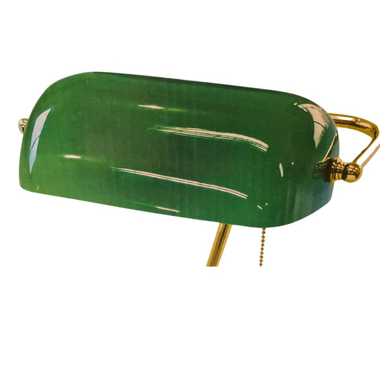 Bankers Lamp with Pull Switch - Green - Lifespace