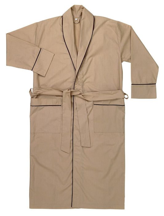 Club Classique Percale Collar Bathrobes - various colours & sizes - Lifespace
