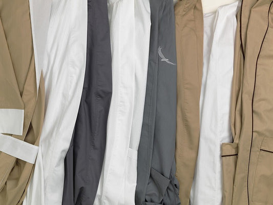 Club Classique Percale Kimono Bathrobes - various colours & sizes - Lifespace