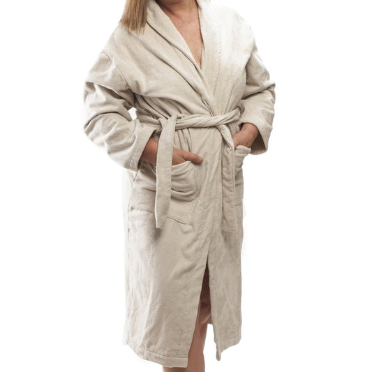 Club Classique Velour Bathrobes - various sizes - White, Stone or Black - Lifespace
