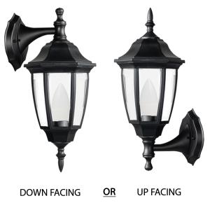 Convertible Up or Down Facing Lantern L340 BLACK - Lifespace