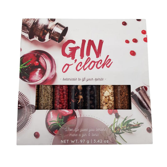 Eat Art Gin O'clock - 8 tube - Botanicals to lift your spirits - Lifespace