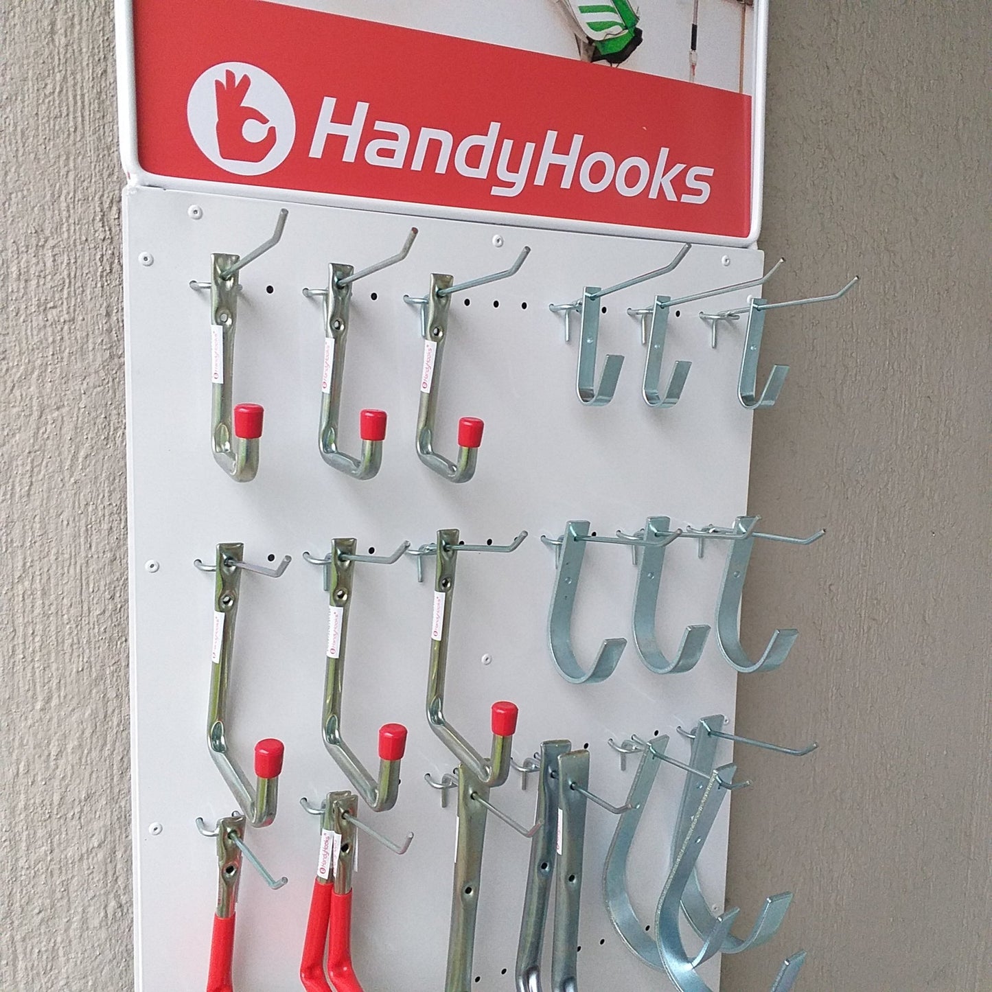 Handy Hooks - Flat Steel Curved Hooks - The easy to install storage solution - Lifespace