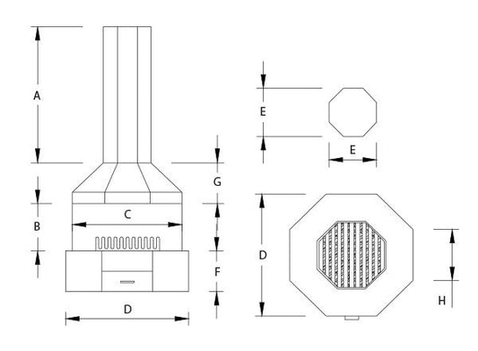 Home Fires Alpine 800 Full Round New Model Complete - Lifespace