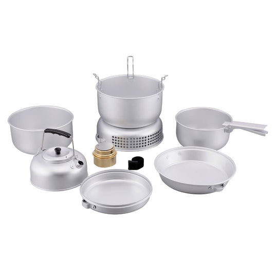 Lifespace 10 Piece Portable Camping Hiking Cook Set - Lifespace
