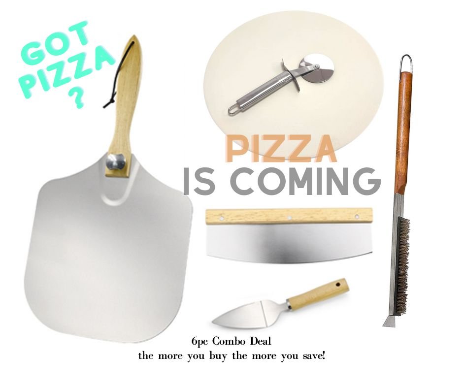 Lifespace 6pc Pizza Accessory Bundle Deal - Lifespace