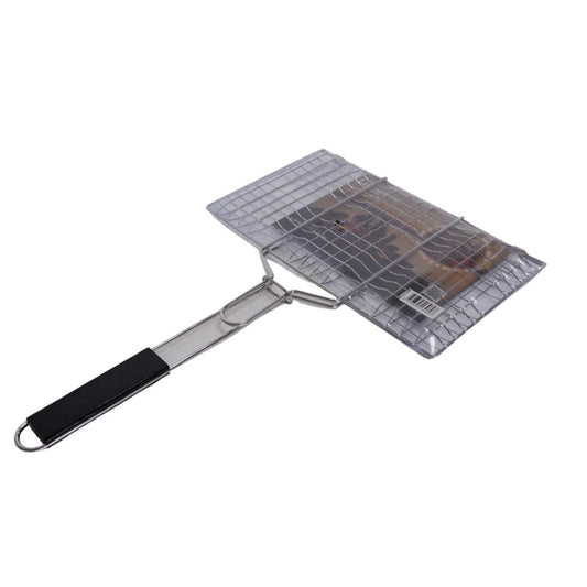 Lifespace Braai Grid Basket - Chrome - Lifespace