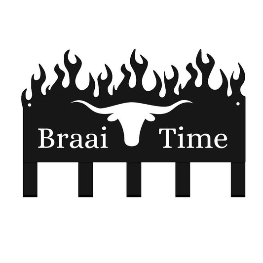 Lifespace "Braai Time" Braai 5 Hook Utility Rack - Lifespace