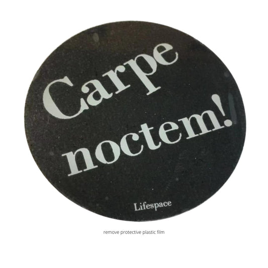Lifespace "Carpe Noctem" Drinks Coasters - Set of 6 - Lifespace