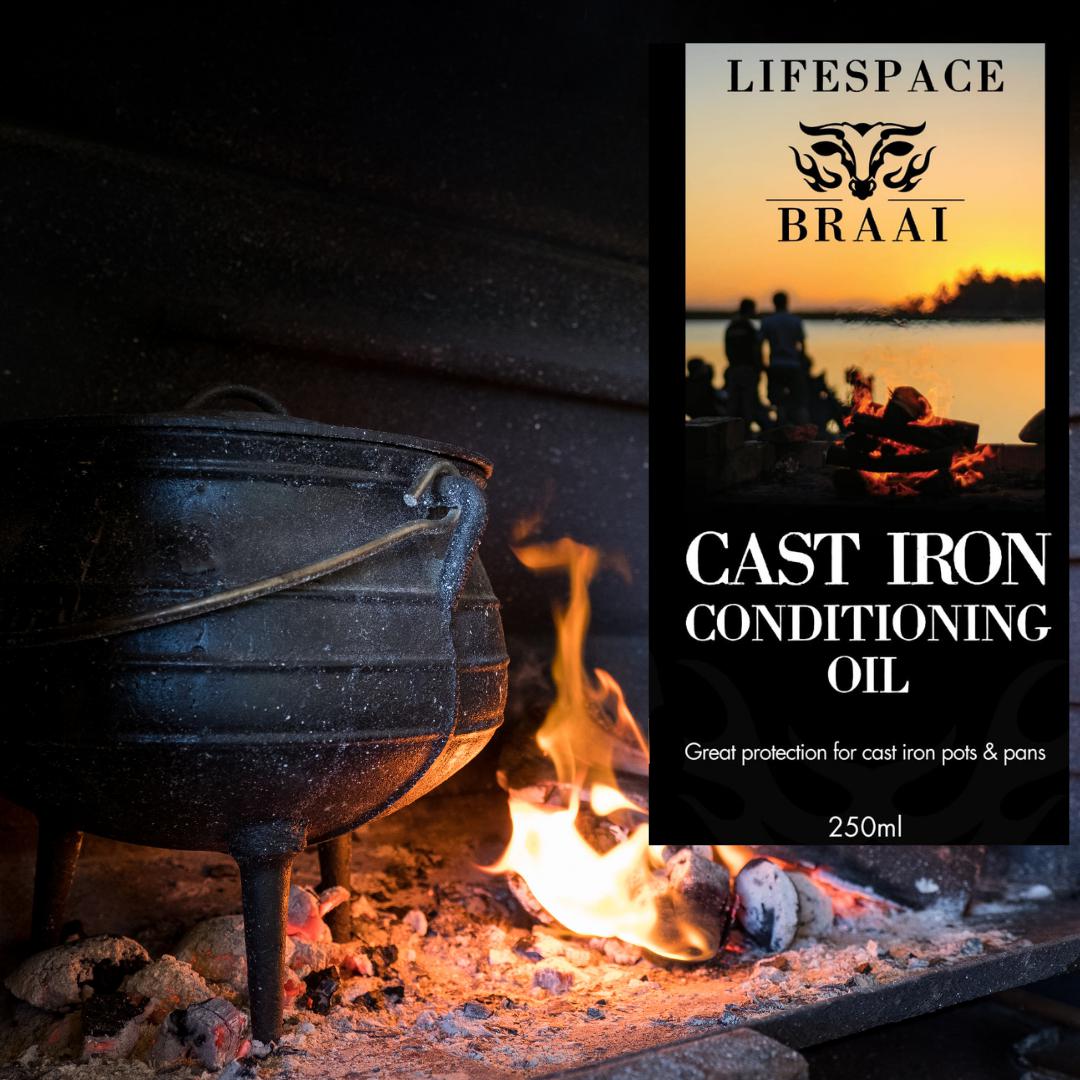Lifespace Cast Iron Conditioning Oil - 250ml - Lifespace