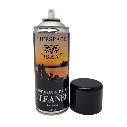 Lifespace Cast Iron & Potjie Cleaner - 400ml - Lifespace