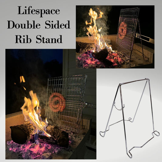 Lifespace Double Side Rib Stand - Chrome - Lifespace