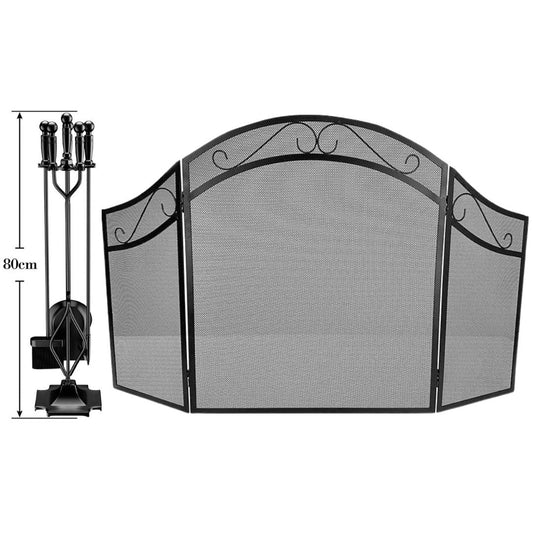 Lifespace Fireplace Protection Combo: Screen & Tool Set Bundle - Lifespace