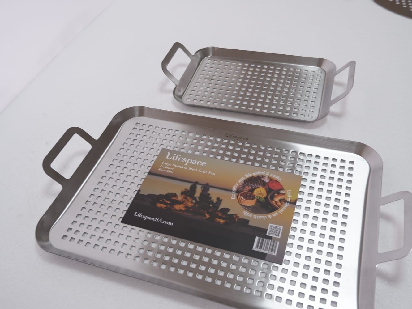 Lifespace Large Braai Pan - Perforated Base - Lifespace