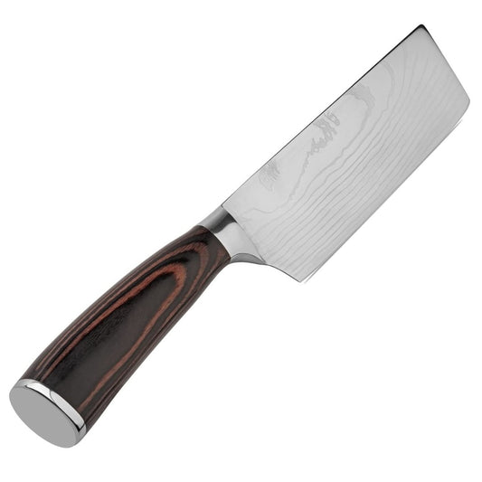 Lifespace Laser Engraved 5CR15 Kitchen Nakiri Chef Knife in a Gift Box - Lifespace