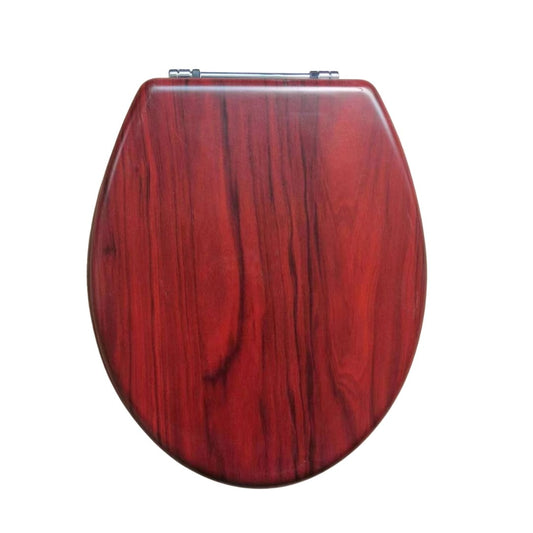 Lifespace Leading Design Premium Wood Toilet Seat - Mahogany - Lifespace