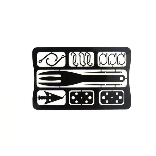 Lifespace Metal Survival Camping Fishing Tool Card Set x4 - Lifespace