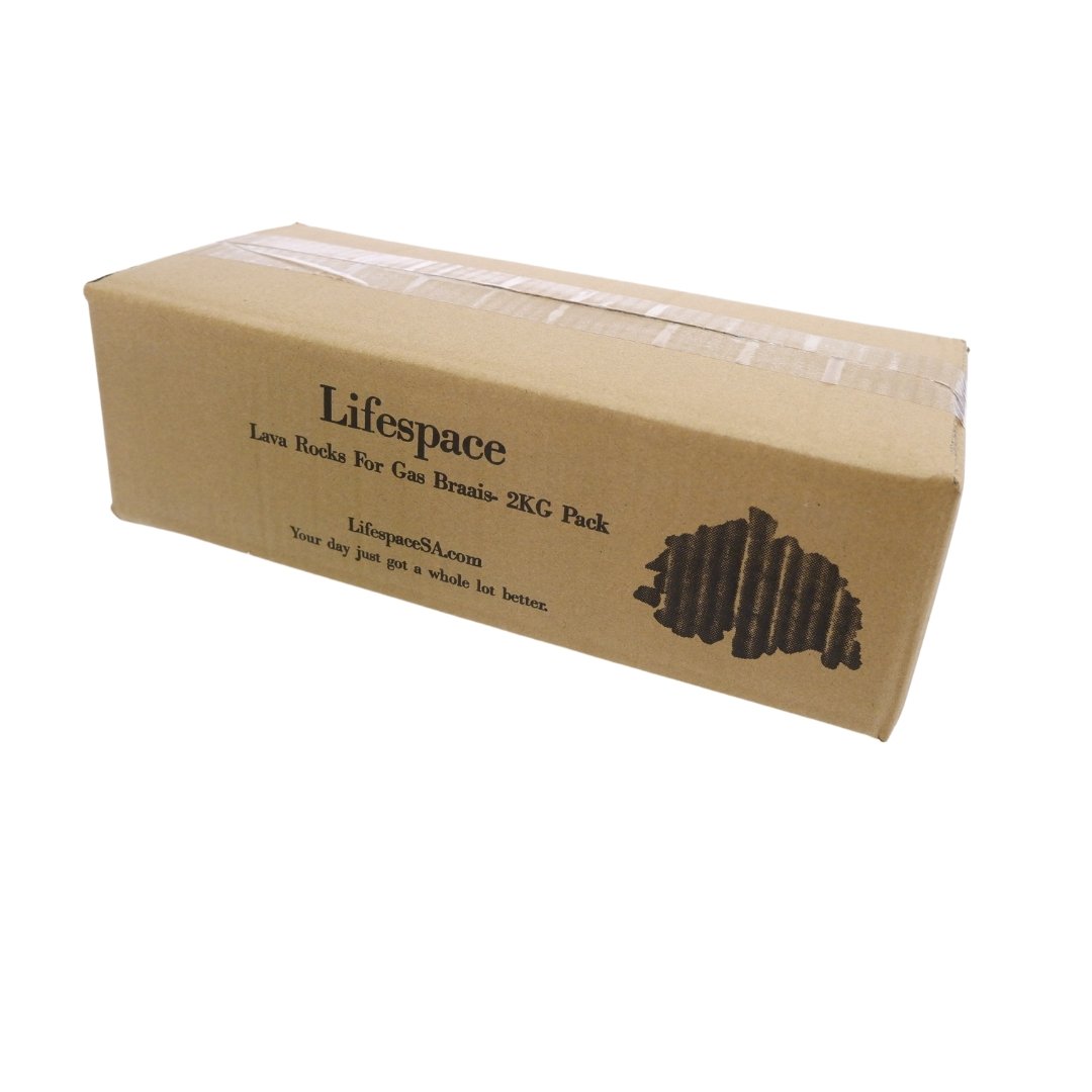 Lifespace Natural Lava Rocks For Gas Braais - Lifespace