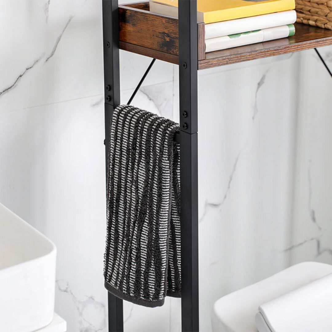 Lifespace 'Over-The-Toilet' Rustic Industrial Storage Shelf - Lifespace