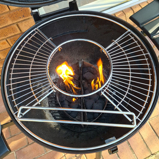 Lifespace Potjie Ring for 57cm Kettle Braai with 2 x Side Grids - Lifespace