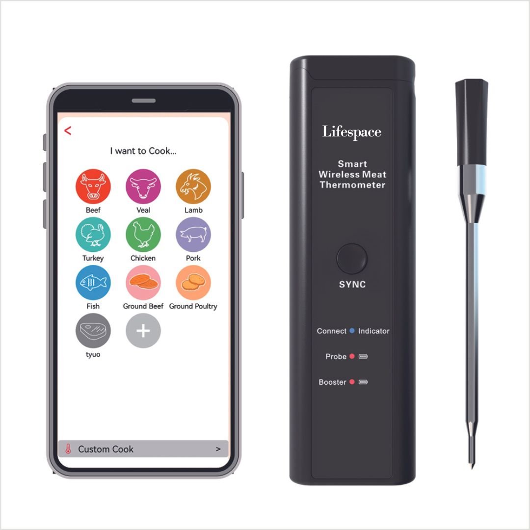 Lifespace Premium Smart Bluetooth Probe Thermometer 2024