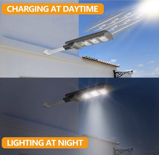 Lifespace Quality Solar Street Light with Mounting Pole - 300 watts - Lifespace