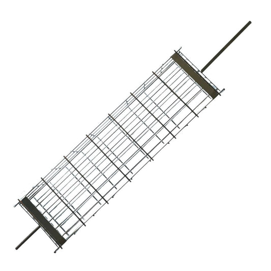 Lifespace Rotisserie Basket - Large Deep Adjustable - Chrome - Lifespace