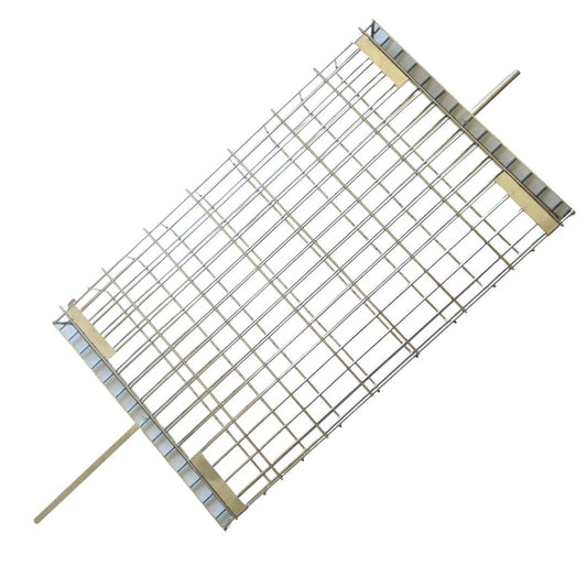 Lifespace Rotisserie Basket - Large Flat Adjustable - Chrome - Lifespace