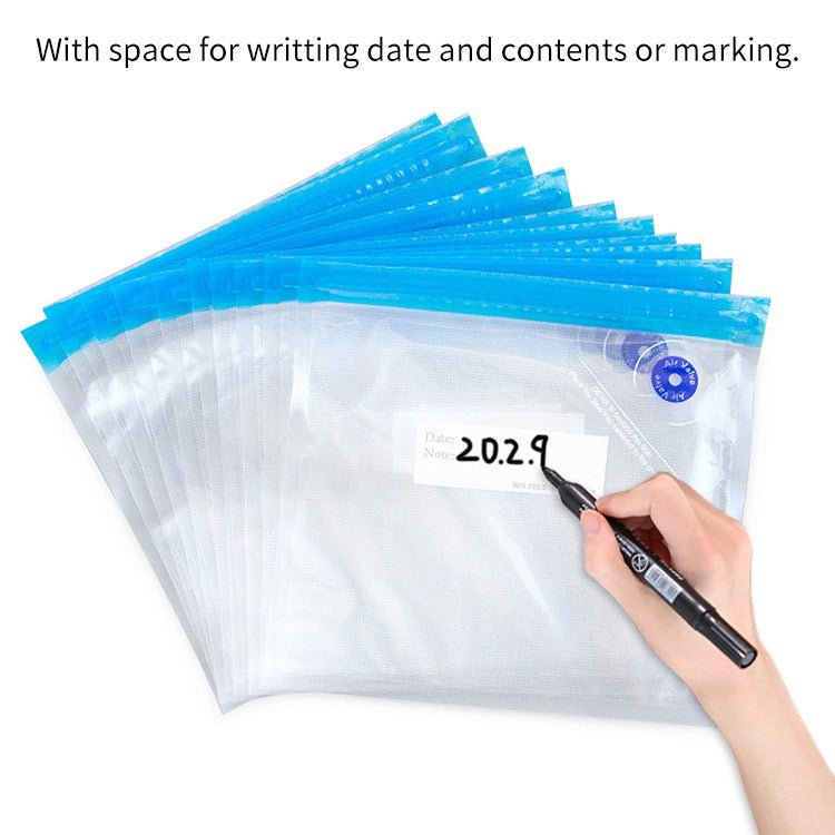 Lifespace Sous Vide Cooking Air Valve Vacuum Reusable Bag - pack of 10 - 21cm x 22cm - Lifespace
