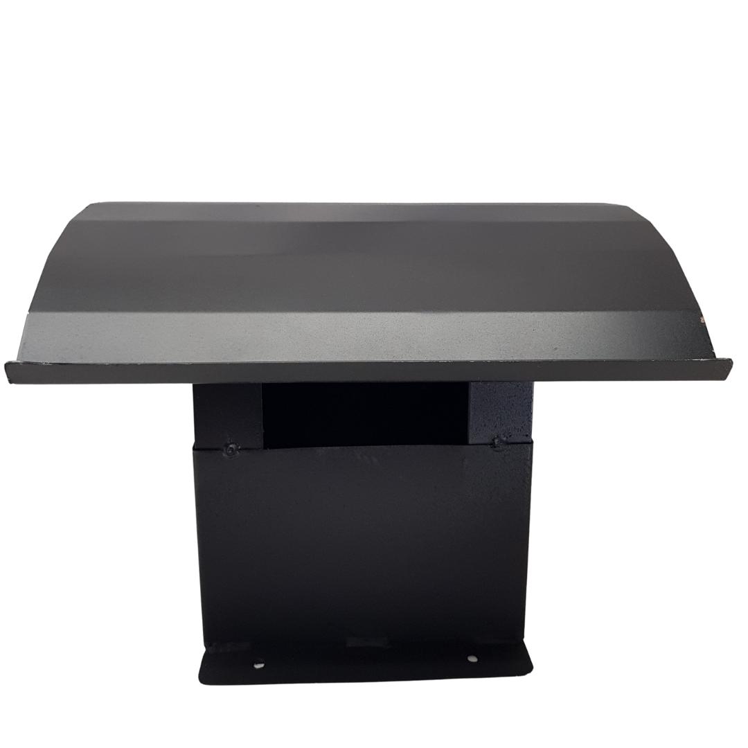 Home Fires Mild Steel Fireplace and Braai Flue Pipe Fixed Cowls - Bolt-On - Various Size Options