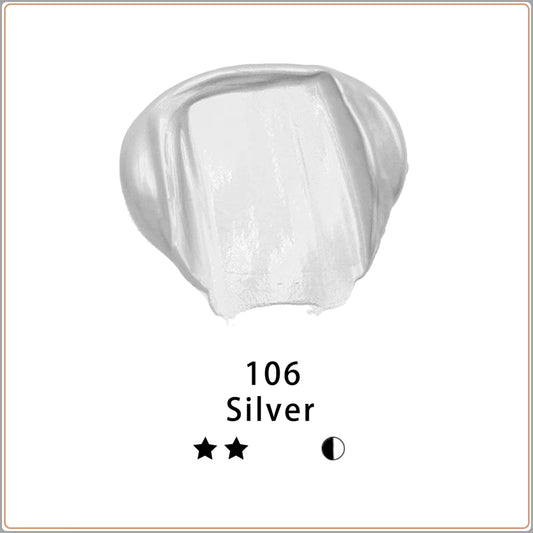 Artecho Acrylic Paint Metallic Silver - 500ml