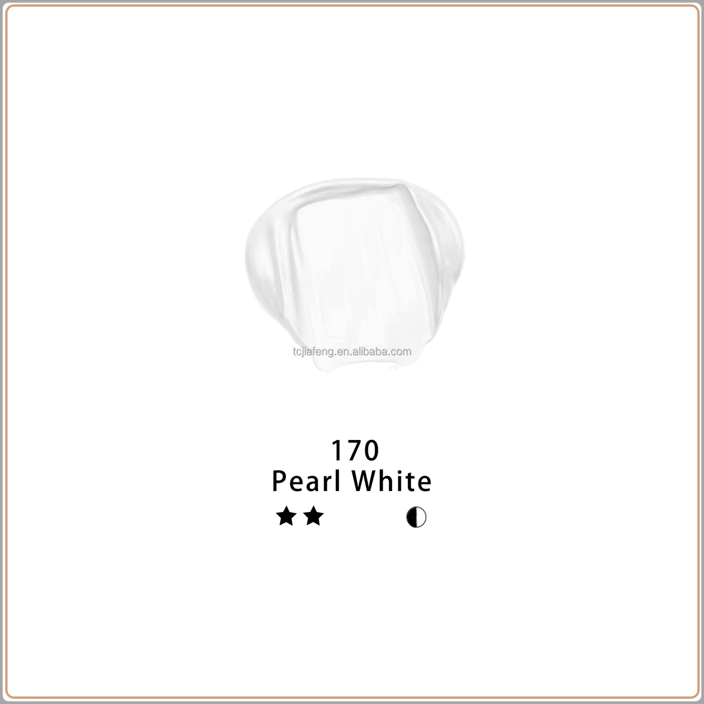 Artecho Acrylic Metallic Paint Pearl White - 500ml