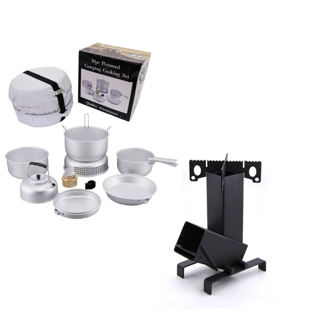 Lifespace Camping and Outdoor Cooking Kit - Complete Outdoor Cooking Solution