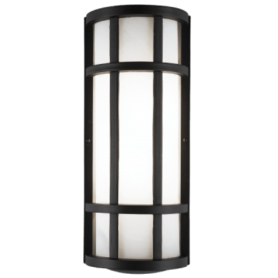 Aluminium Wall Bracket with Frosted Glass - Lifespace