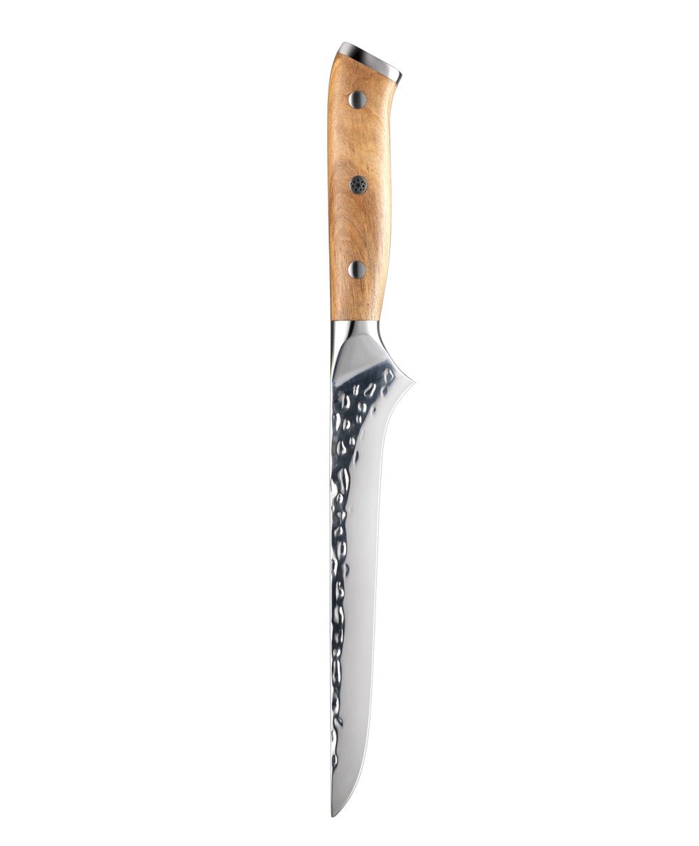 ARRIVING SOON! Lifespace 6" Hammer Forged Boning Knife with Olive Wood Handle - Lifespace