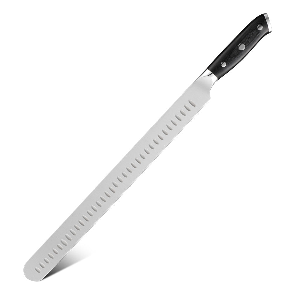 ARRIVING SOON! Lifespace BBQ Ham & Brisket Carving Knife - 355mm (14 Inch) Stainless Steel Blade - Lifespace