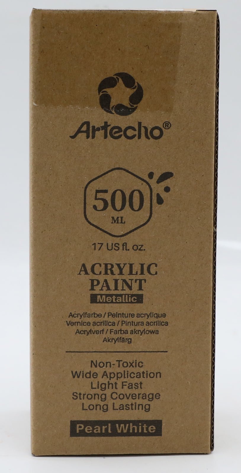 Artecho Acrylic Metallic Paint Pearl White - 500ml - Lifespace