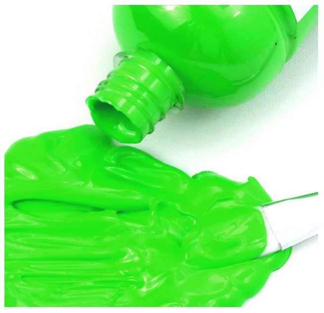 Artecho Florescent Green Acrylic Neon Glow-In-The-Dark Paint - 500ml - Lifespace